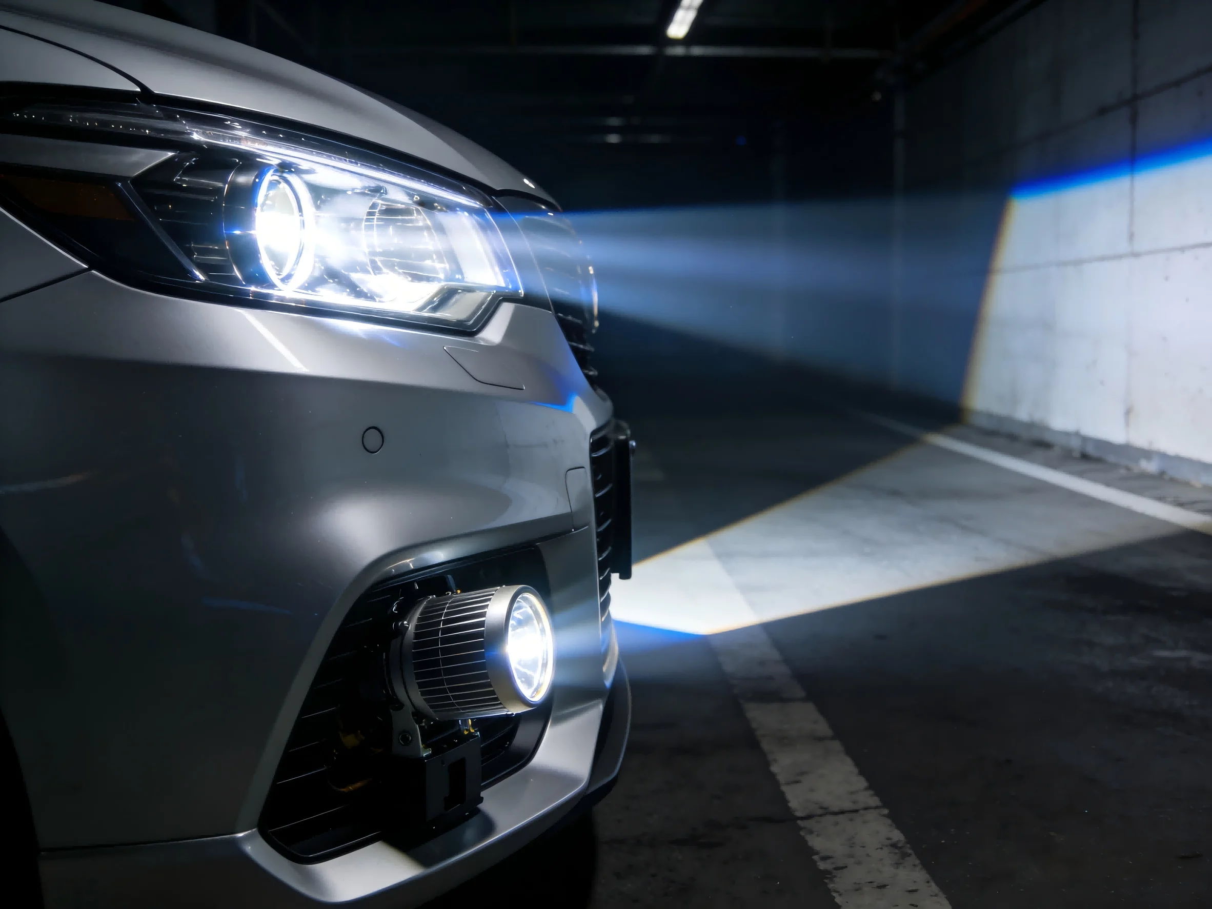 Factory Direct Sales Car WS17 Universal 3inch Fog Lights Projector Lens 3 Colors Fog Lamp Projector view 4