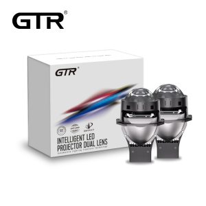 Customized 24V 55W High Beam 45W Low Beam Biled Projector Lens 3 Inch Headlight Double Cups Bi Led Projector Fog Light for Car