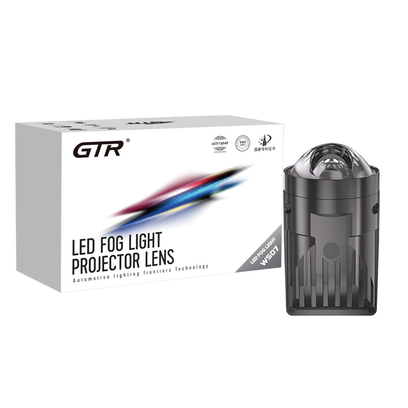 GTR Universal 2 Inch Fog Light Projector Car Led Fog Light Lamps Led Projector for Car 3 Colors Fog Lamp