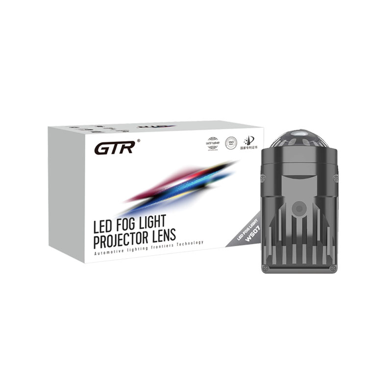 GTR Universal 2 Inch Fog Light Projector Car Led Fog Light Lamps Led Projector for Car Single Color 3 Colors Fog Lamp