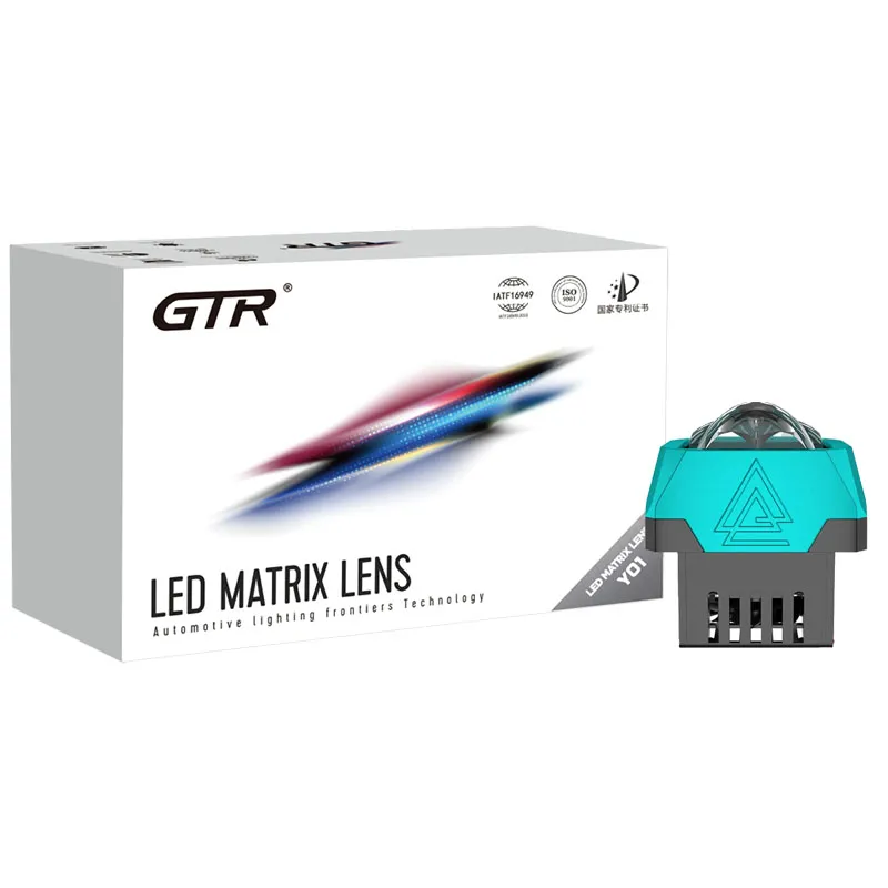 IATF-16949 1.8 Inch 30W 1200lm Matrix Bi LED Projector Lens Light Triple-Direct Spot Lens Auto Matrix LED Module LED Headlight